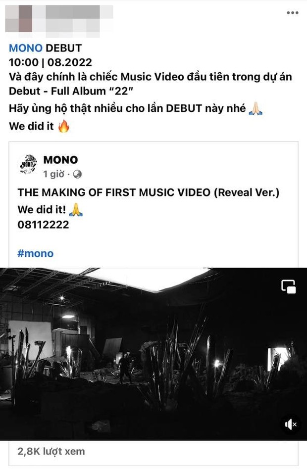 MONO - the rookie suspected of being Viet Hoang released behind the scenes to prepare a spectacular MV, doing something that his brother couldn't do in 10 years!  - Photo 4.