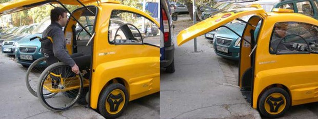 Kenguru – chiếc xe sinh ra cho người khuyết tật, chỉ có một cửa duy nhất nhưng cực tiện cho người đi xe lăn - Ảnh 2. Kenguru – chiếc xe sinh ra cho người khuyết tật, chỉ có một cửa duy nhất nhưng cực tiện cho người đi xe lăn - Ảnh 2.