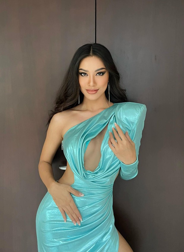 Kim Duyên mặc váy khoét ngực táo bạo trong phần thi siêu mẫu ở Hoa hậu Siêu quốc gia 2022 - Ảnh 4.