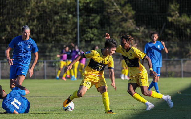 Quang Hải mong được đá chính, nói lời sung sướng sau lần đầu ra sân tại Ligue 2 - Ảnh 1. Quang Hải mong được đá chính, nói lời sung sướng sau lần đầu ra sân tại Ligue 2 - Ảnh 1.