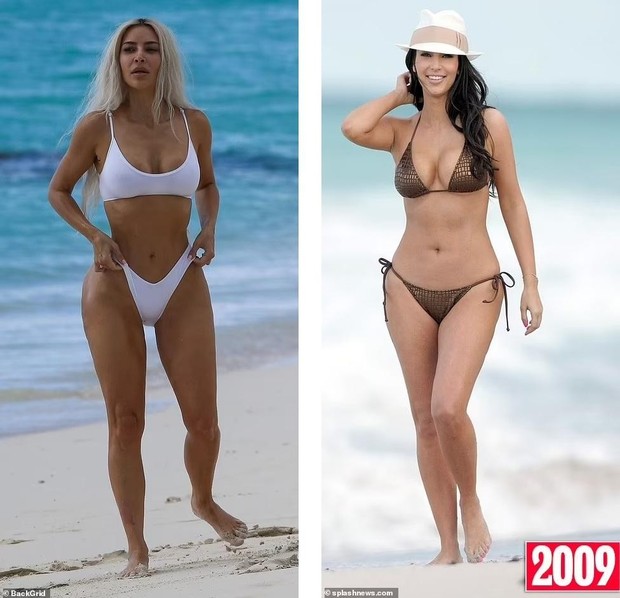 Kim Kardashian quyến rũ khó cưỡng với bikini, siêu vòng ba năm xưa đã không còn - Ảnh 12.
