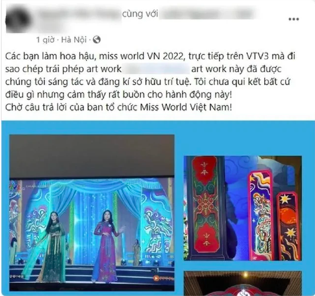 BTC Miss World Vietnam 2022 xin lỗi vì dùng hình ảnh chưa xin phép trong đêm chung kết - Ảnh 1.