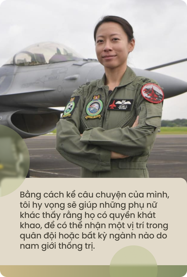Nữ chỉ huy đội bay chiến đấu đầu tiên của Singapore: Phái đẹp cũng làm chủ được bầu trời như nam giới - Ảnh 1.