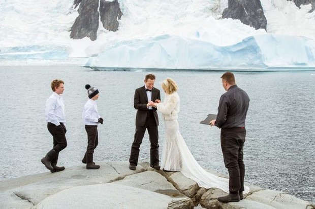 Dịch vụ tổ chức đám cưới ở Nam Cực dành cho cặp đôi thích mới lạ - Ảnh 1.