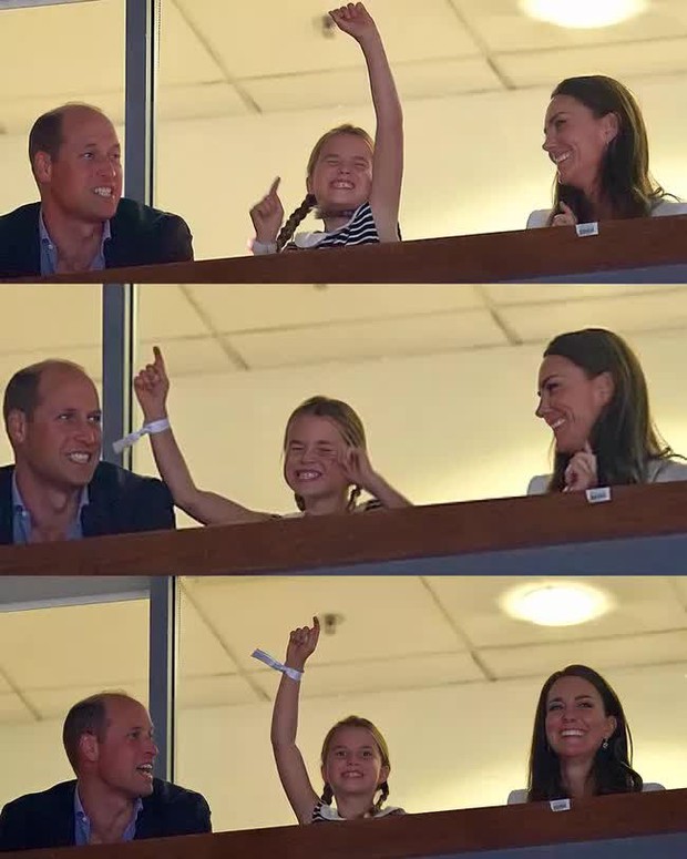 Loạt biểu cảm hài hước của công chúa Charlotte khi tham gia sự kiện cùng bố mẹ thu hút truyền thông - Ảnh 12.