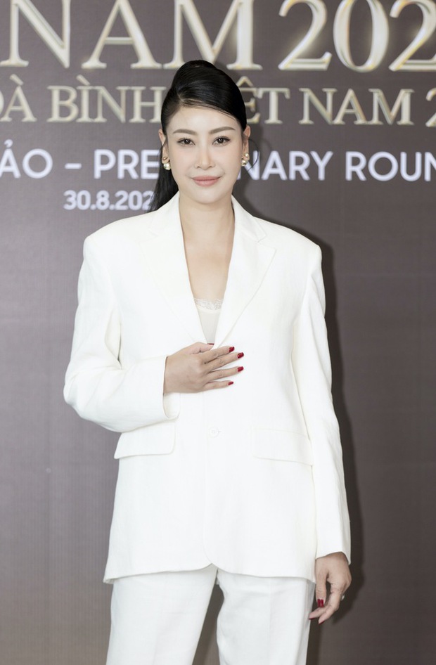 Kiều Loan, Ngọc Thảo và dàn mỹ nhân đổ bộ thảm đỏ sơ khảo Hoa hậu Hoà bình 2022 - Ảnh 9.