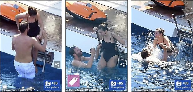 Selena Gomez in a swimsuit showing off her fat is still praised for her beauty and love for strange boys - Photo 8.