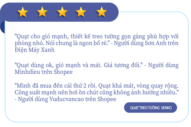 Quạt treo tường cho phòng nhỏ: Điều khiển thông minh, có loại giúp tiết kiệm điện triệt để - Ảnh 6.