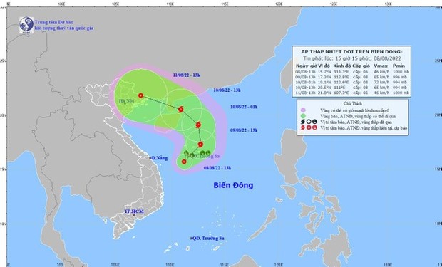 Áp thấp nhiệt đới trên Biển Đông có khả năng mạnh lên thành bão, gió giật cấp 8 - Ảnh 1.