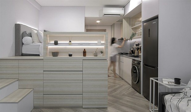 Căn hộ 27m² sở hữu thiết kế không gian lưu trữ thông minh - Ảnh 1. Căn hộ 27m² sở hữu thiết kế không gian lưu trữ thông minh - Ảnh 1.