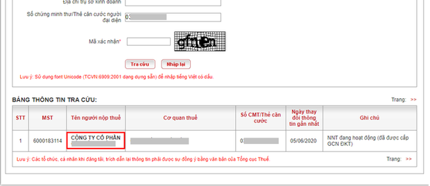 Quên mất mã số thuế và ngày cấp, làm thế nào để tra cứu? - Ảnh 5.