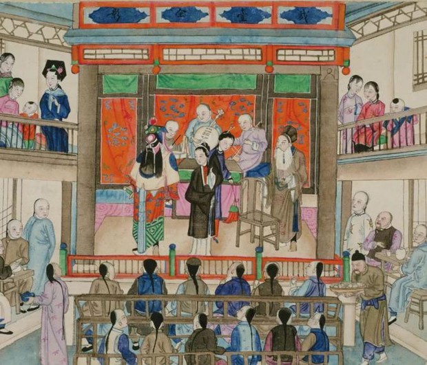 Bộ tranh cổ khắc họa chuyện vui chơi giải trí của dân thành thị Bắc Kinh 100 năm trước - Ảnh 7.