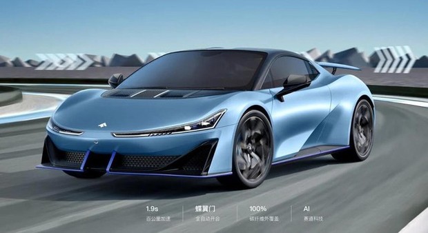 Trung Quốc ra mắt ô tô chạy nhanh nhất thế giới, động cơ mạnh hơn cả siêu xe - Ảnh 1.