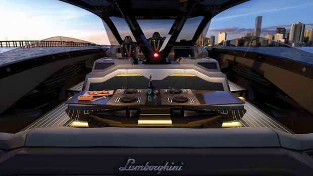 Cận cảnh siêu du thuyền Tecomar Lamborghini 63 4.000 mã lực - Ảnh 11.