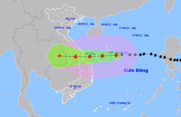 Bão số 4 giật cấp 16, khả năng còn mạnh thêm - Ảnh 1.
