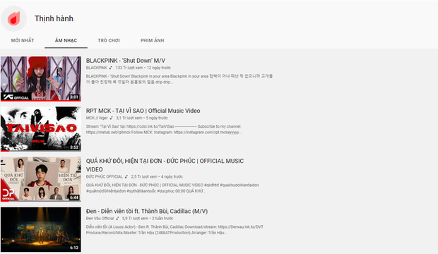 1 nam rapper bất ngờ vượt qua BLACKPINK và loạt MV ballad trên top thịnh hành YouTube! - Ảnh 2.