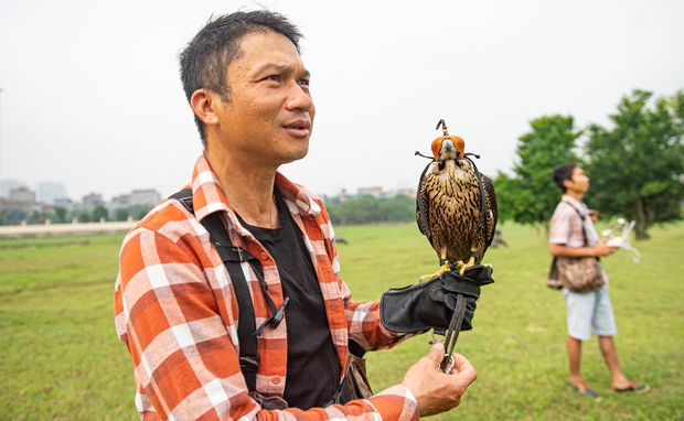 Ảnh, clip: Dùng flycam, định vị GPS để huấn luyện chim trinh sát trên không tại Hà Nội - Ảnh 15.