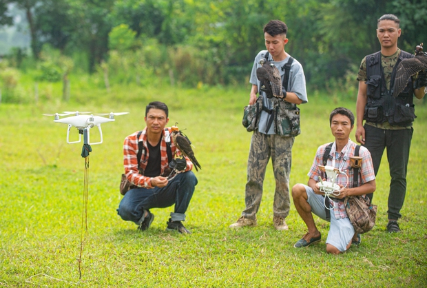 Ảnh, clip: Dùng flycam, định vị GPS để huấn luyện chim trinh sát trên không tại Hà Nội - Ảnh 10. Ảnh, clip: Dùng flycam, định vị GPS để huấn luyện chim trinh sát trên không tại Hà Nội - Ảnh 10.