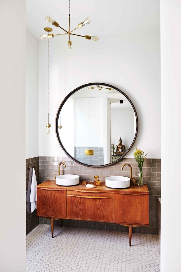 Kiểu gương trang trí giúp phòng tắm trở thành không gian cực thư giãn - Ảnh 3.