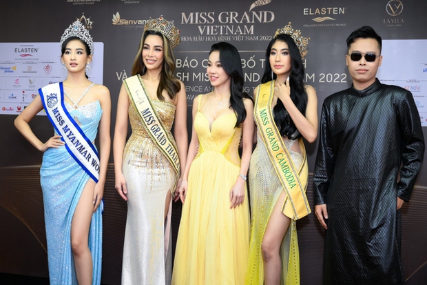 Thảm đỏ Miss Grand Vietnam 2022: Thùy Tiên nổi bật cùng các hoa hậu và dàn thí sinh - Ảnh 8.