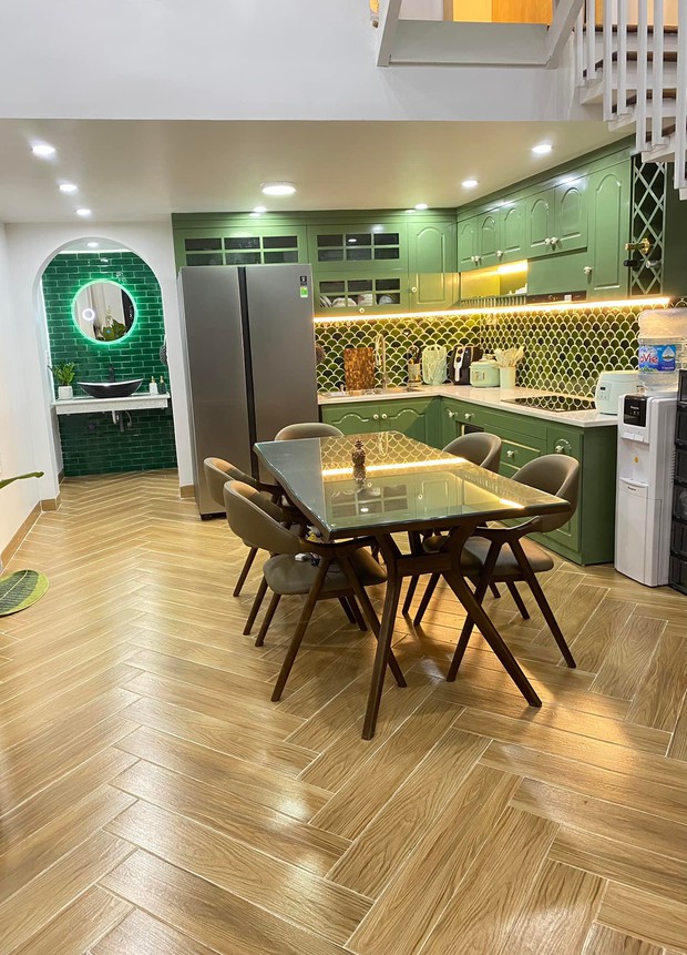After 6 months of self-construction with 1.4 billion, Hai Phong couple has a cozy living space with Indochine style - Photo 4. After 6 months of self-construction with 1.4 billion, Hai Phong couple has a cozy living space with Indochine style - Photo 4.