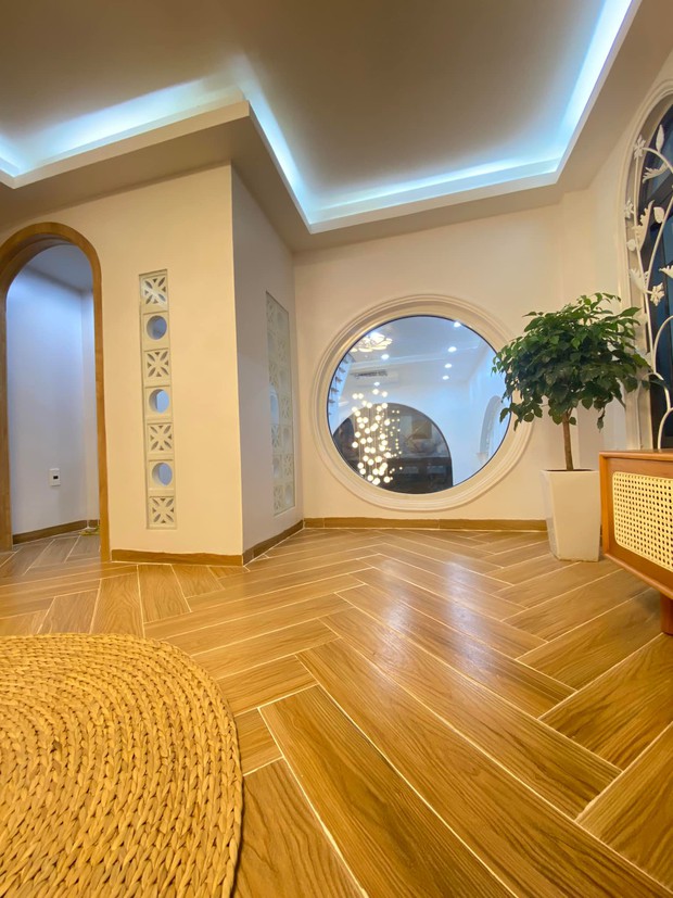 After 6 months of self-construction with 1.4 billion, Hai Phong couple has a cozy living space with Indochine style - Photo 6. After 6 months of self-construction with 1.4 billion, Hai Phong couple has a cozy living space with Indochine style - Photo 6.