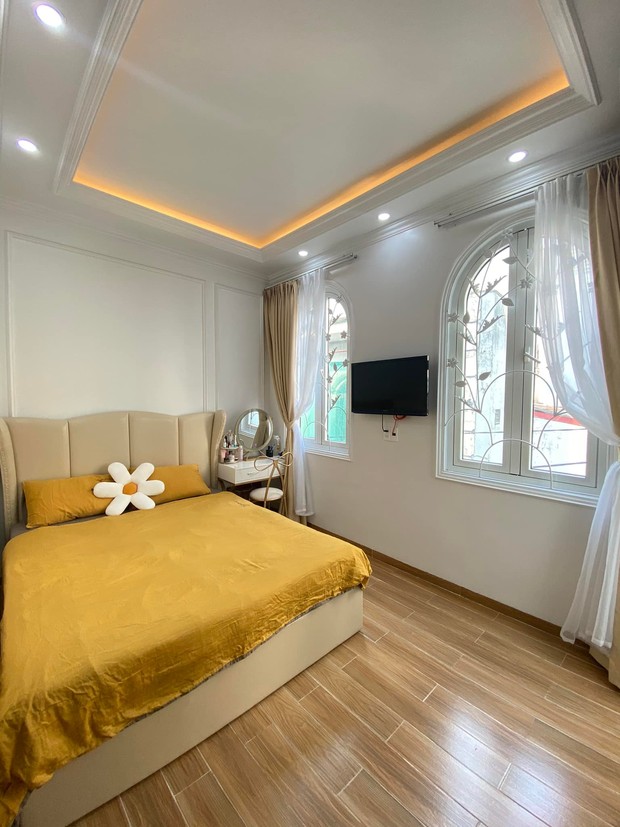 After 6 months of self-construction with 1.4 billion, Hai Phong couple has a cozy living space with Indochine style - Photo 7.