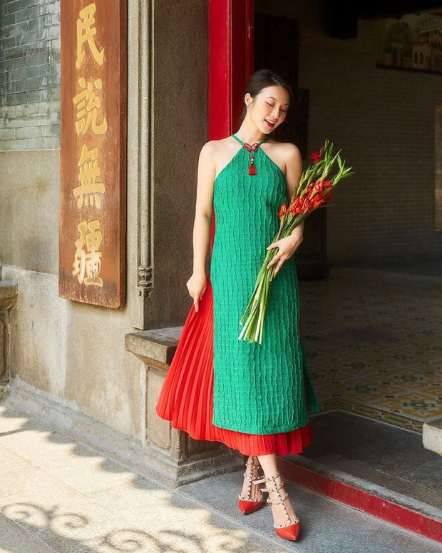 Blogger Trinh Phạm mách bạn 5 ý tưởng diện áo dài Tết: Từ dáng truyền thống đến cách tân đều có đủ - Ảnh 7.