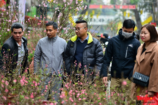 Du khách nước ngoài thích thú với chợ hoa Hàng Lược - Ảnh 8.