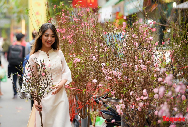 Du khách nước ngoài thích thú với chợ hoa Hàng Lược - Ảnh 14.