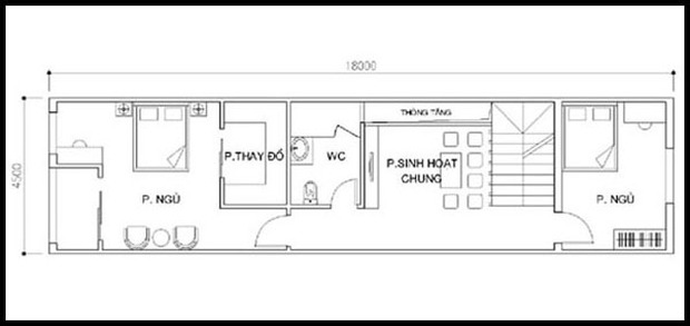 Tư vấn xây nhà mặt phố diện tích 81m2 để cho thuê tầng 2 mà vẫn đảm bảo sinh hoạt - Ảnh 8.
