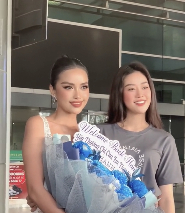 Khánh Vân, Kim Duyên đón Ngọc Châu trở về sau hành trình Miss Universe - Ảnh 2.
