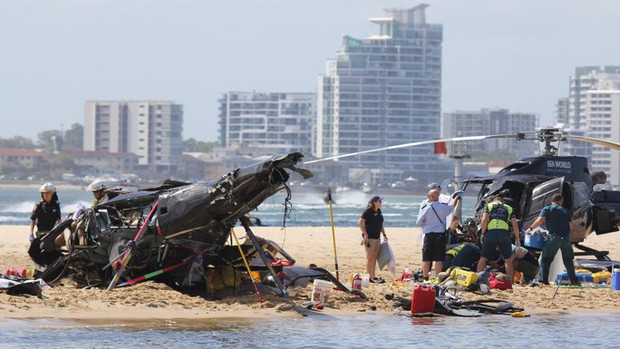 Úc: Hai trực thăng lao vào nhau, đã có thương vong - Ảnh 1.