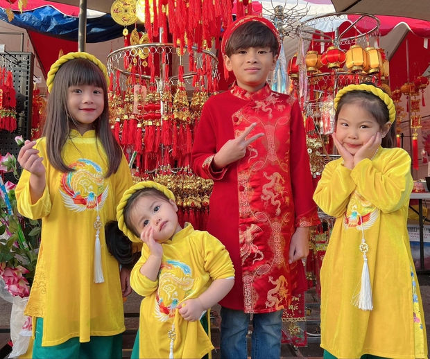 Các em bé nhà ca sĩ Thanh Thảo hạnh phúc đón Tết tại Mỹ, xa quê nhưng luôn dạy con về dịp lễ cổ truyền - Ảnh 3.