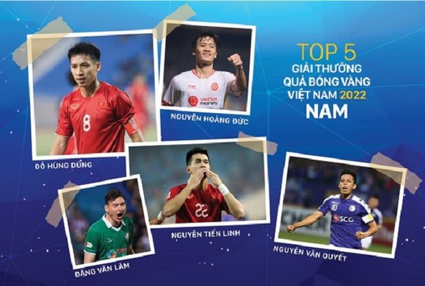Công bố tốp 5 Quả bóng vàng Việt Nam 2022: Quang Hải vắng mặt - Ảnh 2. Công bố tốp 5 Quả bóng vàng Việt Nam 2022: Quang Hải vắng mặt - Ảnh 2.
