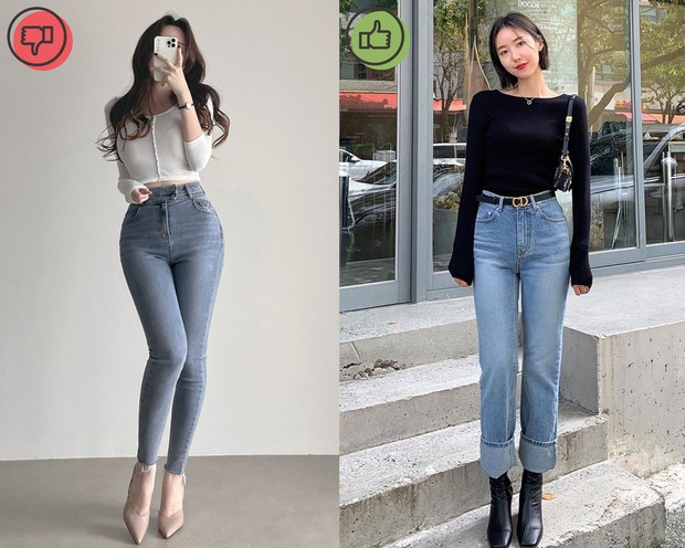 Những kiểu jeans lỗi trend bạn nên hạn chế sử dụng