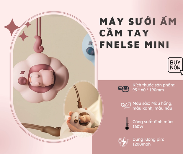 5 máy sưởi ấm tay giữ nhiệt cho những ngày đại hàn: thiết kế xinh xắn, giá cả phải chăng - Ảnh 4.
