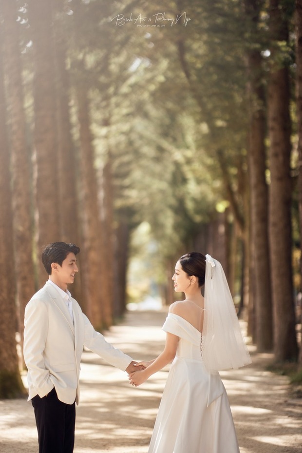 Bộ ảnh cưới đẹp như mơ tại Hàn Quốc lần đầu được Bình An - Phương Nga hé lộ - Ảnh 8.
