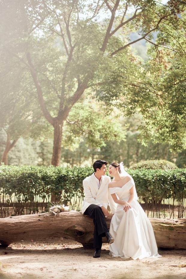 Bộ ảnh cưới đẹp như mơ tại Hàn Quốc lần đầu được Bình An - Phương Nga hé lộ - Ảnh 7.