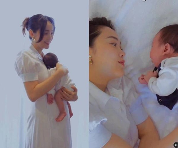 Chứng kiến hành động rạng rỡ của Ông xã Minh Hằng cùng con trai, không thể không yêu đương