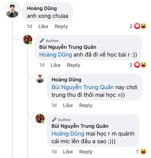 Trung Quân nghỉ chơi trung thu để học thuộc hit của Hoàng Dũng, tới lúc diễn vẫn bị bắt quả tang dùng phao - Ảnh 6. Trung Quân nghỉ chơi trung thu để học thuộc hit của Hoàng Dũng, tới lúc diễn vẫn bị bắt quả tang dùng phao - Ảnh 6.