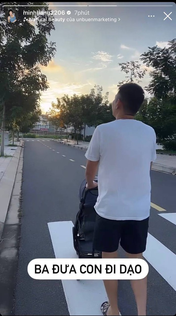 Chứng kiến hành động rạng rỡ của Ông xã Minh Hằng cùng con trai, không thể không yêu đương