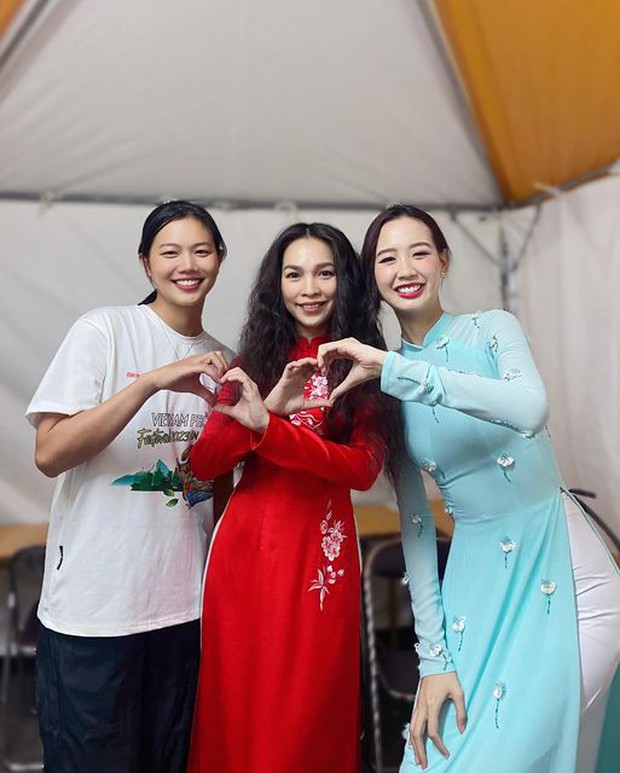 Ánh Viên xuất hiện đẹp không tì vết, đối đầu Hoa hậu Bảo Ngọc không bị nhòm ngó