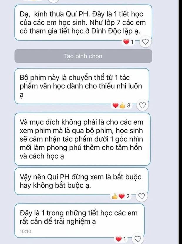 Xôn xao thư ngỏ vận động học sinh xem phim Đất rừng phương Nam - Ảnh 2.