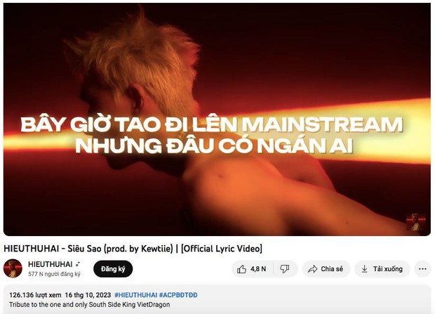 HIEUTHUHAI diss cả làng rap trong album mới: Andree, Wowy và 16 Typh cùng bị nhắc? - Ảnh 5. HIEUTHUHAI diss cả làng rap trong album mới: Andree, Wowy và 16 Typh cùng bị nhắc? - Ảnh 5.