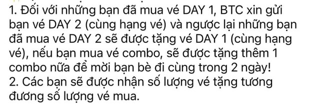 Show diễn đặc biệt: Fan tranh cãi về việc tặng vé bất công, BTC có hồi đáp gì?