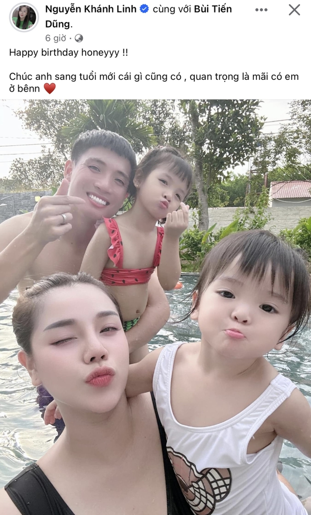 Vợ Bùi Tiến Dũng chia sẻ bí mật đặc biệt dành cho chồng trên Facebook