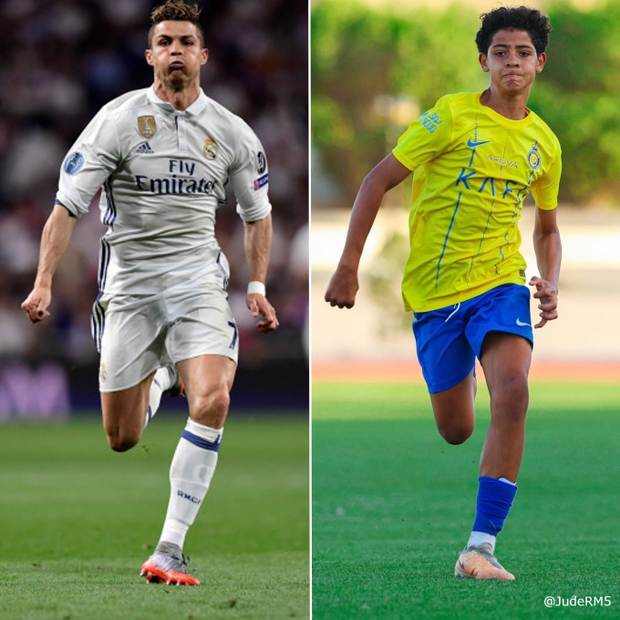 Những khoảnh khắc đáng nhớ khi con trai của Ronaldo gia nhập đội bóng mới, Georgina không kìm được niềm tự hào