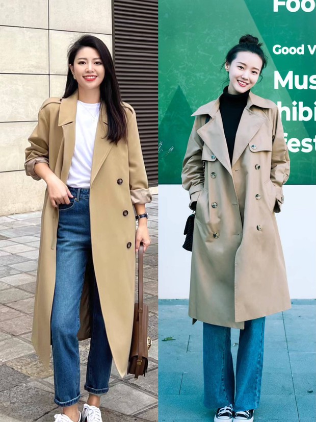 Trench coat và quần jeans: Cặp đôi thanh lịch, hack chiều cao, giấu mọi nhược điểm vóc dáng - Ảnh 8.