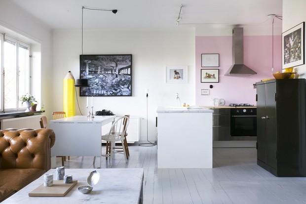 Những căn bếp màu hồng tạo điểm nhấn xinh xắn cho ngôi nhà - Ảnh 9.